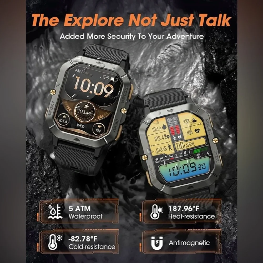 Military Smart Watch for Men
